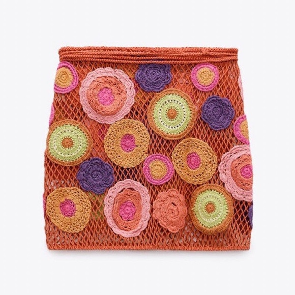 Zara Pareo Mini Skirt M - Picture 3 of 7